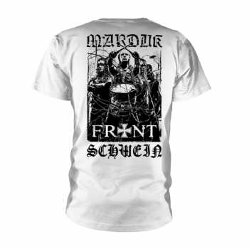 Merch Marduk: Tričko Frontschwein (white) XXXL