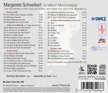 CD Bernhard Berchtold: Im Bitteren Menschenland