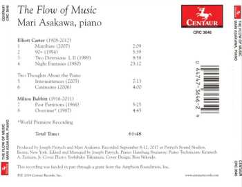 CD Elliott Carter: The Flow Of Music: Piano Works Of Carter & Babbitt