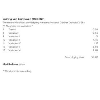 SACD Mari Kodama: Kaleidoscope: Beethoven Transcriptions DIGI