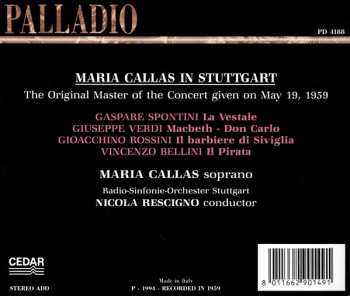 CD Maria Callas: Maria Callas In Stuttgart