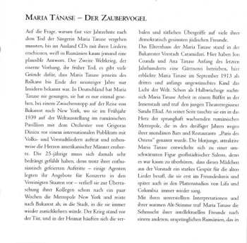 CD Maria Tănase: Magic Bird (The Early Years)