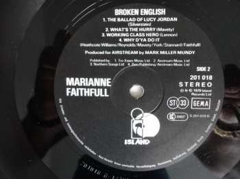 LP Marianne Faithfull: Broken English