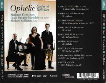 CD Louis-Philippe Marsolais: Ophélie, Lieder et Mélodies
