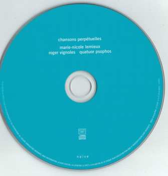 CD Marie-Nicole Lemieux: Chansons Perpétuelles