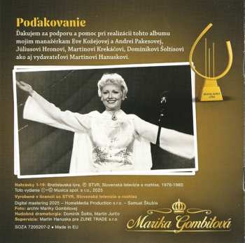 CD Marika Gombitová: Bratislavská Lýra