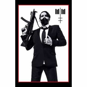 Merch Marilyn Manson: Textile Poster Machine Gun