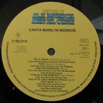 LP Marilyn Monroe: Gentlemen Prefer Blondes