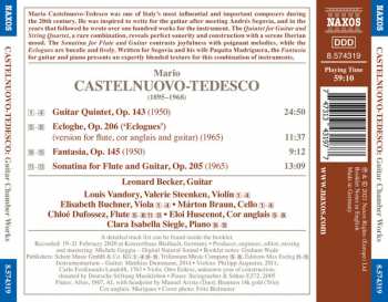 CD Mario Castelnuovo Tedesco: Guitar Chamber Works