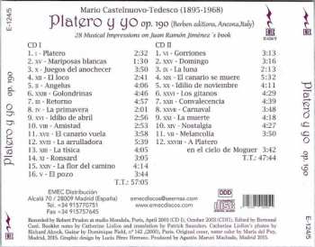 2CD Mario Castelnuovo Tedesco: Platero y Yo, Op. 190