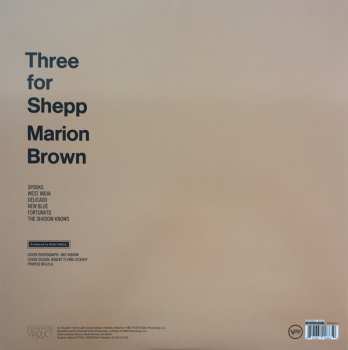 LP Marion Brown: Three For Shepp