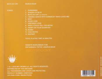 CD Marius Bear: Boys Do Cry