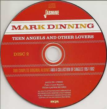 2CD Mark Dinning: Teen Angels And Other Lovers