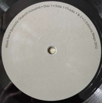 2LP Mark Fell: Sentielle Objectif Actualité