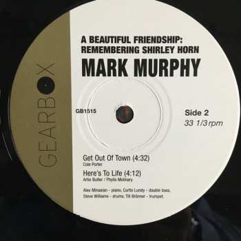 LP Mark Murphy: Mark Murphy - A Beautiful Friendship : Remembering Shirley Horn