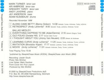 CD Mark Turner: SteepleChase Jam Session, Vol. 14