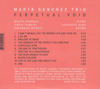 CD Marta Sanchez Trío: Perpetual Void
