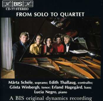 CD Gösta Winbergh: From Solo To Quartet