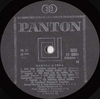 LP Martha A Tena Elefteriadu: Dál Než Slunce Vstává