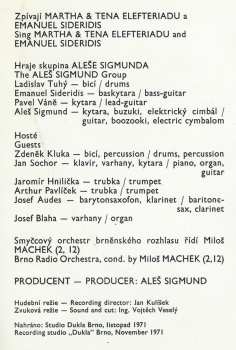 LP Martha A Tena Elefteriadu: Hrej Dál (Play On)