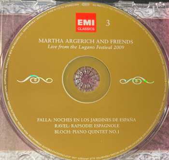 3CD Martha Argerich And Friends: Live From The Lugano Festival 2009