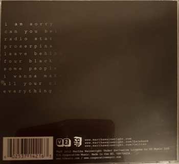 CD Martha Wainwright: Come Home To Mama