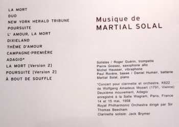 LP Martial Solal: À Bout De Souffle - Bande Sonore Originale