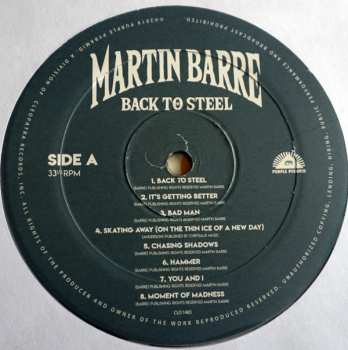 LP Martin Barre: Back To Steel DLX | LTD | CLR