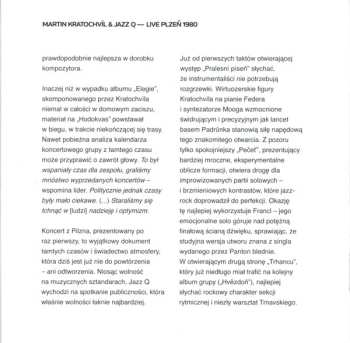 CD Jazz Q: Live Plzeň 1980