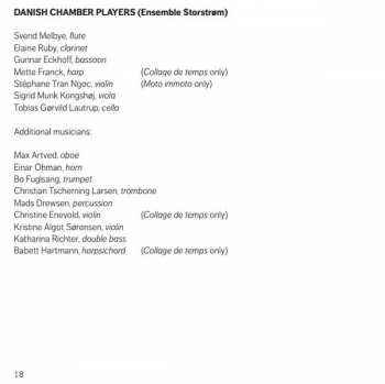 CD The Danish Chamber Players: Collage de Temps
