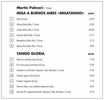CD Martín Palmeri: Misa a Buenos Aires "Misatango" / Tango Gloria