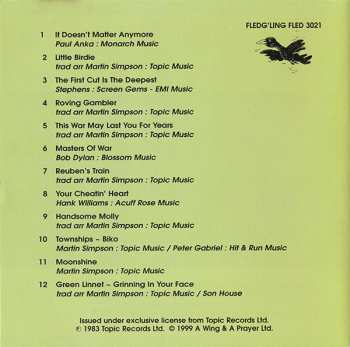 CD Martin Simpson: Grinning In Your Face