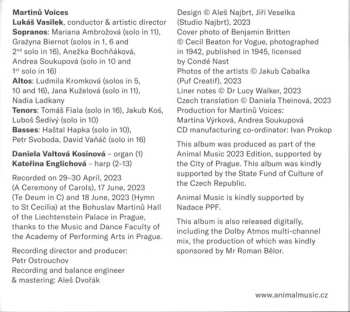 CD Martinů Voices: Britten