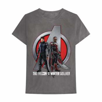 Merch Marvel Comics: T-shirt Falcon & Winter Soldier A Logo Marvel Comics 