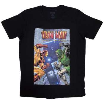 Merch Marvel Comics: T-shirt Iron Man Vs Dr Doom