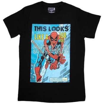 Merch Marvel Comics: T-shirt Looks Like A Job For Spiderman