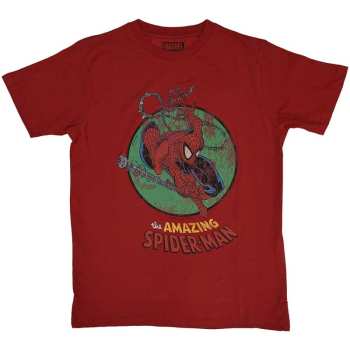 Album Marvel Comics: T-shirt Spiderman Shooting Webs