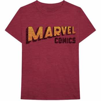 Merch Marvel Comics: T-shirt Warped Logo Marvel Comics 
