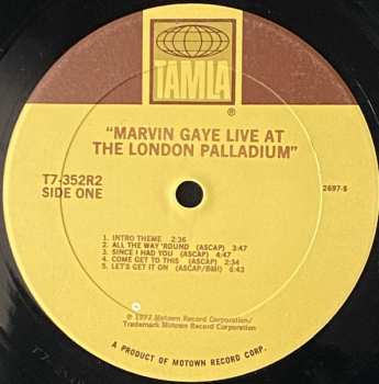 2LP Marvin Gaye: Live At The London Palladium