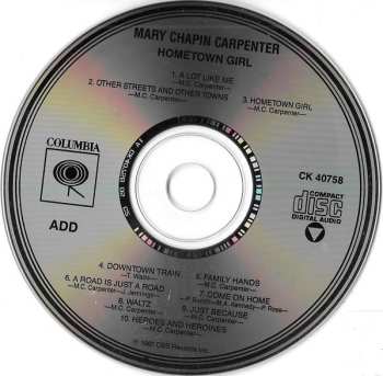 CD Mary Chapin Carpenter: Hometown Girl