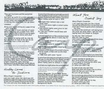 CD Mary Chapin Carpenter: Shooting Straight In The Dark
