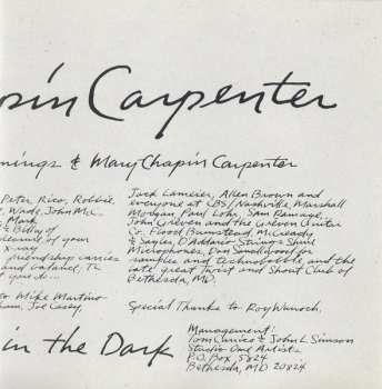 CD Mary Chapin Carpenter: Shooting Straight In The Dark