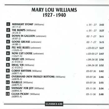 CD Mary Lou Williams: 1927-1940