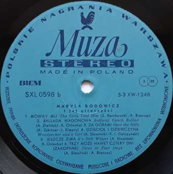 LP Maryla Rodowicz I Jej Gitarzyści: Żyj Mój Świecie