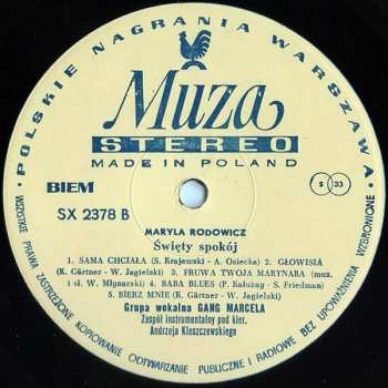 LP Maryla Rodowicz: Święty Spokój