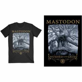 Merch Mastodon: T-shirt Hushed & Grim Cover 