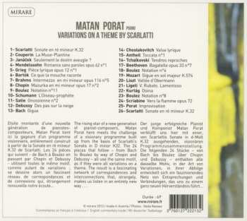 CD Matan Porat: Variations On A Theme By Scarlatti  