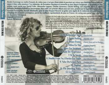 CD Mathilde Febrer: Milou En Mai (Hommage À Stéphane Grappelli)