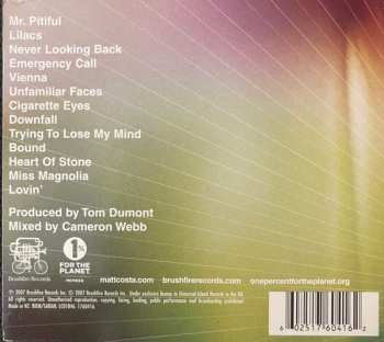 CD Matt Costa: Unfamiliar Faces DIGI