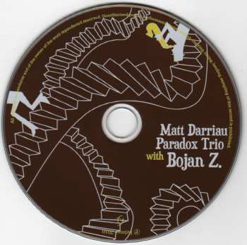CD Bojan Zulfikarpašić: Matt Darriau Paradox Trio With Bojan Z.